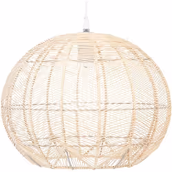 Description générale Apportez une touche d'authenticité à votre intérieur avec cette suspension en rotin d'Atmosphera. Avec s ...