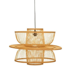 Suspension en bambou Ava D58 cm - ATMOSPHERA