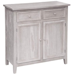 Buffet de 2 portes, pratique et élégante pour votre rangement l. 80 x p. 34.5 x h. 85 cm