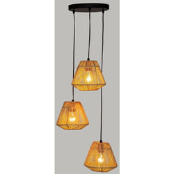 Suspension Jily corde D20cm - Atmosphera créateur d'intérieur