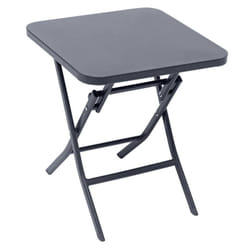 Table d'appoint carrée pliante Greensboro Graphite - 40 x 40 cm - Hespéride