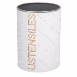 Pot à Ustensiles - FIVE Simply Smart - Scandi - 17cm - Blanc - Fer & Etain