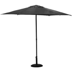 Hesperide - Parasol droit rond Soya ardoise D2,7m en acier - Hespéride