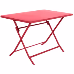 Description générale Profitez d'un petit coin repas au soleil grâce à cette table rectangulaire Greensboro en coloris grenade ...