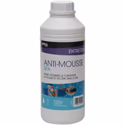 Anti-mousse spa 1l - Neka. Couleur : Blanc. Matière principale : . Longueur : 9.00 cm. Largeur : 9.00 cm. Hauteur : 24.00 cm. ...