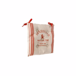 Galette de chaise carré Bistrot Rouge Habillez donc vos chaises et attachez ce coussin à l'aide de ses 2 lanières qui permett ...