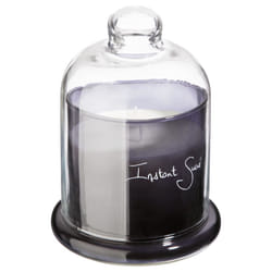 Bougie parfumée sous cloche en verre "instant sucré"