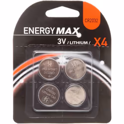 Piles bouton cr2032 x4 - 5 five simply smart. Couleur : Cr2032. Matière principale : Acier. Longueur : 2.00 cm. Largeur : 2.0 ...