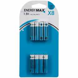 Piles alcaline lr03 x8 - 5 five simply smart. Couleur : Lr03. Matière principale : . Longueur : 1.00 cm. Largeur : 1.00 cm. H ...