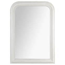 Miroir arrondi blanc Adele 74X104
