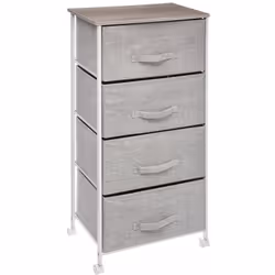 Epuré et pratique, ce meuble de rangement à 4 tiroirs s'adaptera parfaitement à votre intérieur. FICHE TECHNIQUE - 4 tiroirs  ...