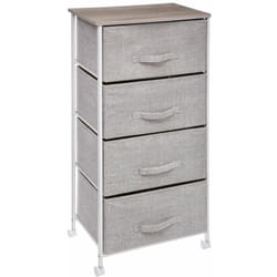 Meuble de rangement à 4 tiroirs sur roulettes