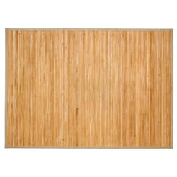 Tapis bambou latté naturel 120X170
