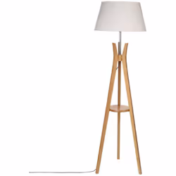 Description générale Le lampadaire trépied Kalo d'Atmosphera est une pièce élégante qui combine un design moderne et des maté ...