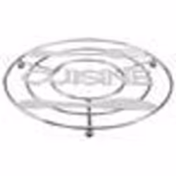Dessous de plat - FIVE - Rond 20cm - Acier inoxydable - Poids léger - Design moderne