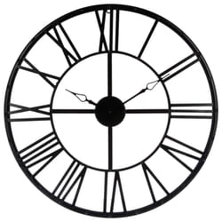 Pendule métal vintage noir D70