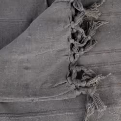 Jeté de lit gris 160x220