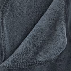 Plaid microfibre bleu orage 180x230