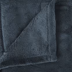 Plaid microfibre orage 130x180