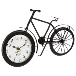 Pendule à Poser  Vélo  28cm Noir