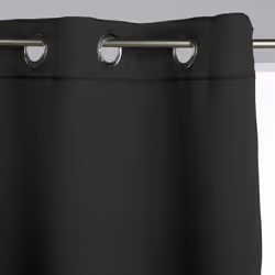 Lot de 2 rideaux occultants noirs 135X240