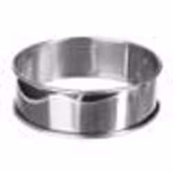 Cercles à tartelettes - 5five - 9 cm - Acier inoxydable - Lot de 4 - 28 cm de hauteur