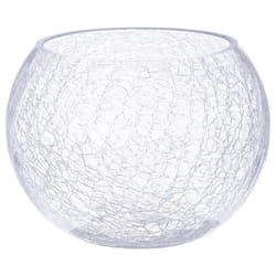 Vase boule craquelé D20 cm