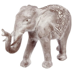 Éléphant Blanchi Résine H46