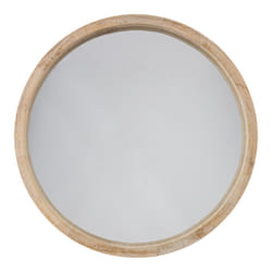 Miroir rond naturel scandinave D50