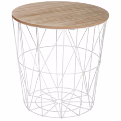 Prenez le temps d'une pause café autour de la table Kumi. FICHE TECHNIQUE - Table en MDF. - Structure en métal. - Plateau amo ...