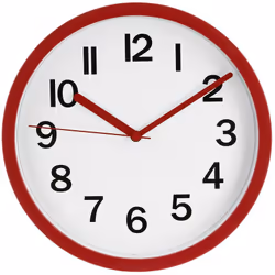 Horloge Murale 2ø2cm Plusieurs Couleurs Noir, Rouge, Blanc Et Bleu