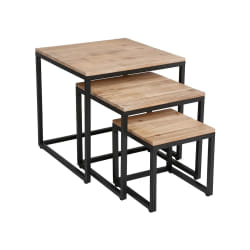 Atmosphera Tables basses Edena (x3) - Naturel
