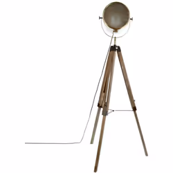 Description générale Le lampadaire Ebor est un luminaire au design industriel vintage, qui combine harmonieusement le bois et ...