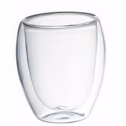 FICHE TECHNIQUE - 2 Tasses en verre. CARACTERISTIQUES TECHNIQUES - Dimensions : Diam. 5,5 x H. 6,8 cm. - Contenance : 10 cl.  ...