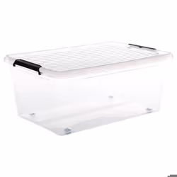 Boîte de Rangement à Clip N Box 40L Transparent