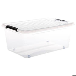 Boîte de Rangement à Clip N Box 40L Transparent