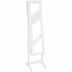 Description générale Découvrez l'armoire à bijoux blanche Atmosphera, un meuble élégant et pratique qui combine un grand miro ...