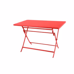 Table de jardin pliante rectangulaire Greensboro Groseille - Groseille - Hespéride