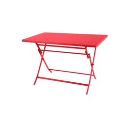 Table de jardin pliante rectangulaire Greensboro Groseille - Groseille - Hespéride