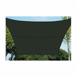 Voile d'ombrage rectangulaire 3 x 4 m - Curacao - Gris - Hespéride