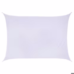 Voile d'ombrage rectangulaire 3 x 4 m - Curacao - Blanc - Hespéride