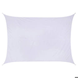Voile d'ombrage rectangulaire 3 x 4 m - Curacao - Blanc - Hespéride