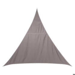 Voile dombrage triangulaire Curacao Taupe - Taupe - Hespéride