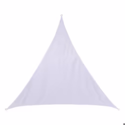 Voile dombrage triangulaire Curacao Blanc - Blanc - Hespéride