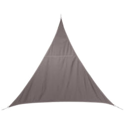 Hesperide - Voile d ombrage triangulaire Curacao taupe 3x3x3m en polyester - Hespéride