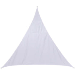 Hesperide - Voile d ombrage triangulaire Curacao blanc 3x3x3m en polyester - Hespéride