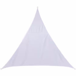 Esthétique et pratique, la voile d'ombrage triangulaire "CURACAO" Hespéride est indispensable en été pour se détendre à l'omb ...