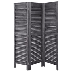Paravent bois gris 170X40