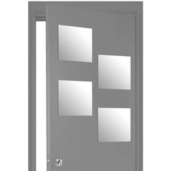 Lot de 4 miroirs carrés adhésifs 30x30 - 5five