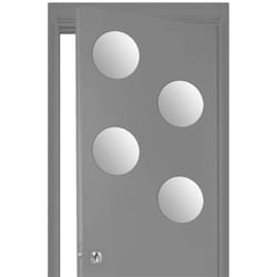 Atmosphera - Lot de 4 miroirs adhésifs ronds diam 20 cm